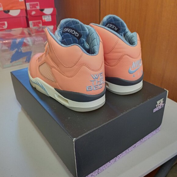 Size 10.5 - Jordan 5 Retro x DJ Khaled Mid We The Best - Crimson Bliss - Picture 12 of 14